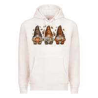Pale Pink fall gnomes Premium Hoodie - SublimationCraftShop