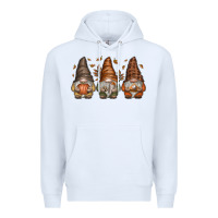 White fall gnomes Premium Hoodie - SublimationCraftShop