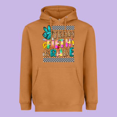 Team Fifth Grade Heavyweight Hoodie Designed By Nancycooperartshop
