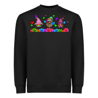 Black lgbtq gnome  libbey glass Heavyweight Sweatshirt - HRA Design Shop