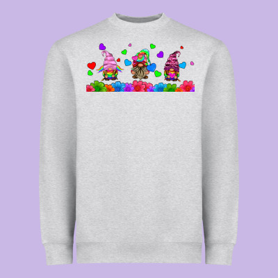Lgbtq Gnome  Libbey Glass Heavyweight Sweatshirt Designed By Hra Design Shop