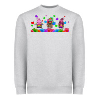 Heather Grey lgbtq gnome  libbey glass Heavyweight Sweatshirt - HRA Design Shop