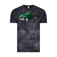 Cloud Black western green truck right 34 view Vintage Tee - FaDigitalArtStudio