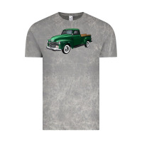 Cloud Rock western green truck right 34 view Vintage Tee - FaDigitalArtStudio