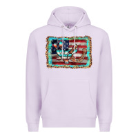 Lilac flag cactus horseshoe Premium Hoodie - AdoDesignShop