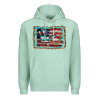 Seafoam flag cactus horseshoe Premium Hoodie - AdoDesignShop