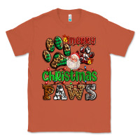 Copper merry christmas paws with santa Classic Tee - AdoDesignShop