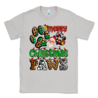 Moon Dust merry christmas paws with santa Classic Tee - AdoDesignShop