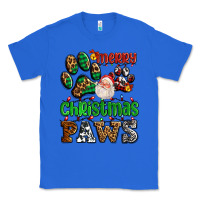 True Royal merry christmas paws with santa Classic Tee - AdoDesignShop