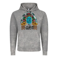 Cloud Rock western rainbow  be kind Vintage Hoodie - RanaPortraitStore