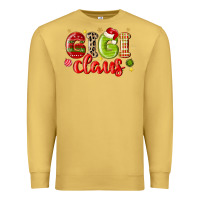 Antique Gold gigi claus Premium Sweatshirt - MaliasSmallBusiness