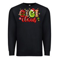 Black gigi claus Premium Sweatshirt - MaliasSmallBusiness
