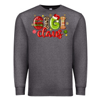 Charcoal Heather gigi claus Premium Sweatshirt - MaliasSmallBusiness