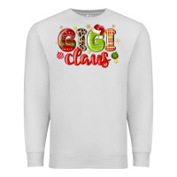 Dove Grey gigi claus Premium Sweatshirt - MaliasSmallBusiness