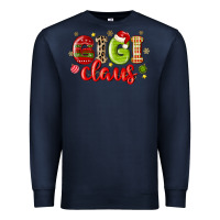 Navy gigi claus Premium Sweatshirt - MaliasSmallBusiness