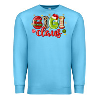Ocean Blue gigi claus Premium Sweatshirt - MaliasSmallBusiness