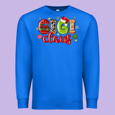 Gigi Claus Premium Sweatshirt Designed By Maliassmallbusiness