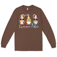 Chestnut summer vibes gnomes Long Sleeve Tee - Artiststas
