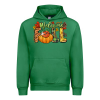 Emerald Welcome Fall Urban Hoodie - NancyCooperArtShop