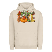 Pigment French Oak Welcome Fall Urban Hoodie - NancyCooperArtShop