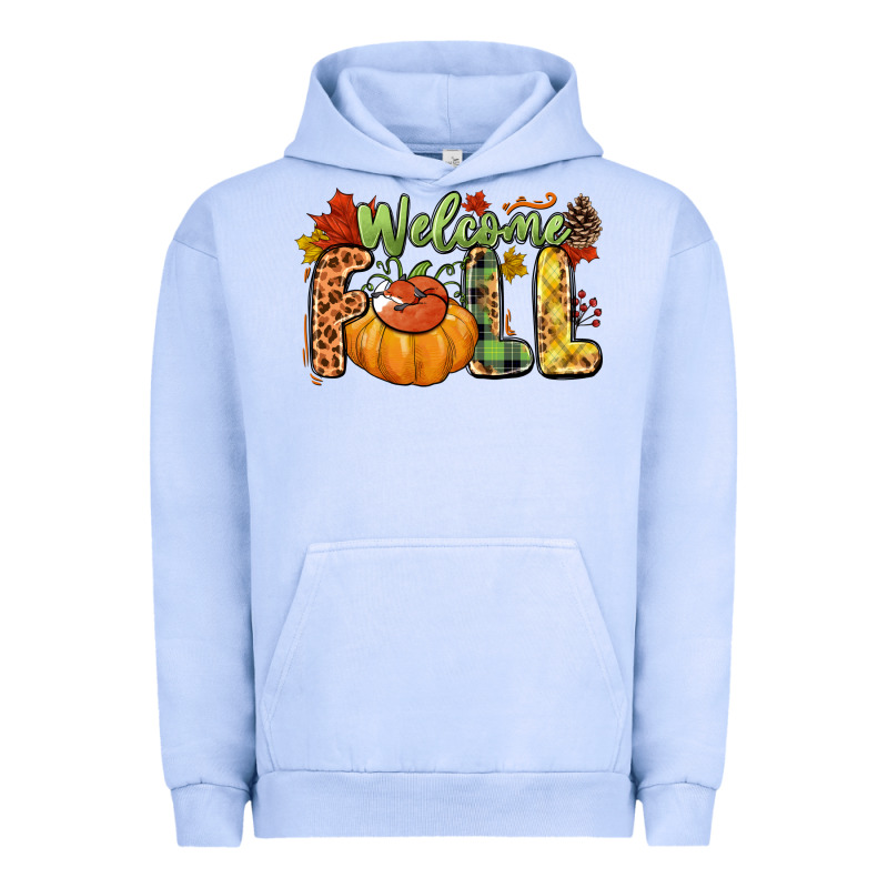 Welcome Fall Urban Hoodie by NancyCooperArtShop | Teevron