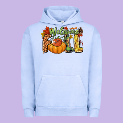 Welcome Fall Urban Hoodie Designed By Nancycooperartshop