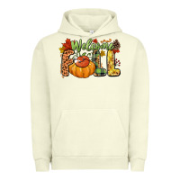Pigment Pistachio Welcome Fall Urban Hoodie - NancyCooperArtShop