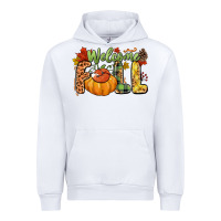 White Welcome Fall Urban Hoodie - NancyCooperArtShop