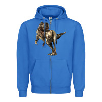 True Royal Tyrannosaurus T rex Zipper Hoodie - LillyAllenDesigns