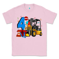 Bubblegum Pink forklift birthday four Classic Tee - Artiststas
