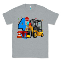 Heather Grey forklift birthday four Classic Tee - Artiststas