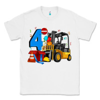 White forklift birthday four Classic Tee - Artiststas