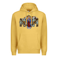 Antique Gold mom virgin mary Premium Hoodie - SublimationCraftShop