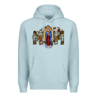 Blue Mist mom virgin mary Premium Hoodie - SublimationCraftShop