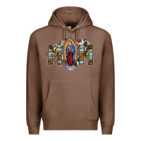 Chestnut mom virgin mary Premium Hoodie - SublimationCraftShop