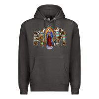 Smoke mom virgin mary Premium Hoodie - SublimationCraftShop