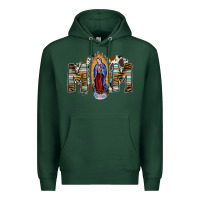 Sports Green mom virgin mary Premium Hoodie - SublimationCraftShop