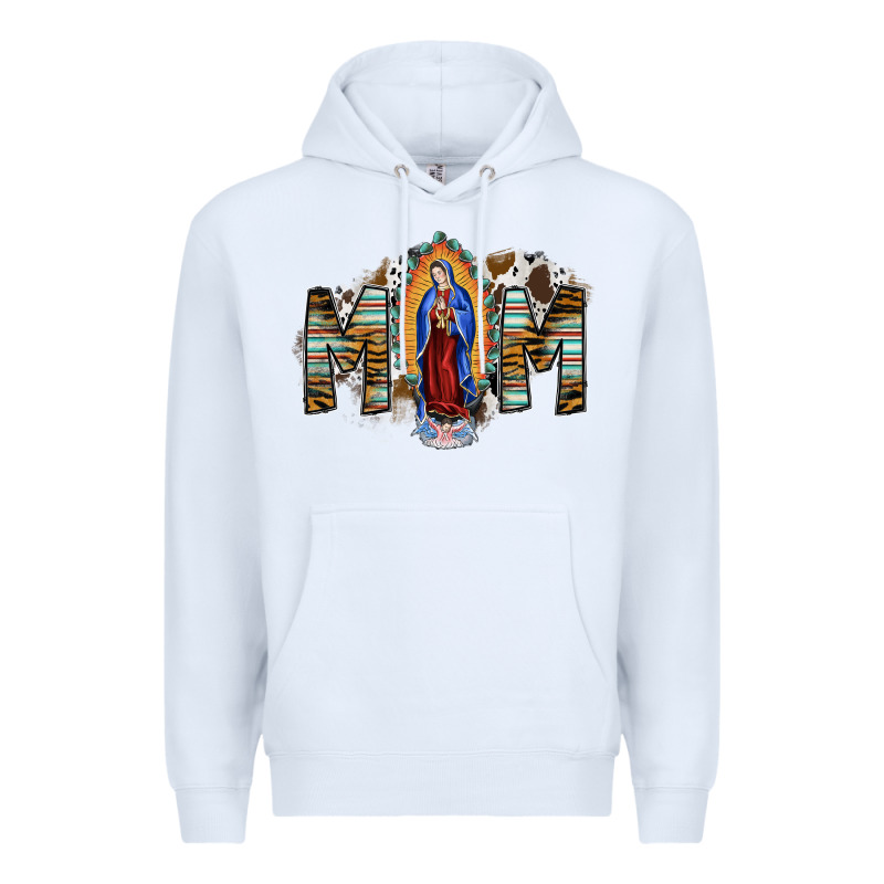 Mom Virgin Mary Premium Hoodie by SublimationCraftShop | Teevron