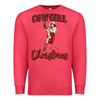 Cardinal cowgirl christmas Premium Sweatshirt - MaliasSmallBusiness