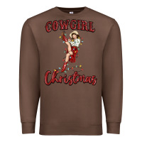 Chestnut cowgirl christmas Premium Sweatshirt - MaliasSmallBusiness