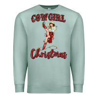 Cowgirl Christmas Premium Sweatshirt | Teevron