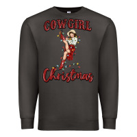 Smoke cowgirl christmas Premium Sweatshirt - MaliasSmallBusiness