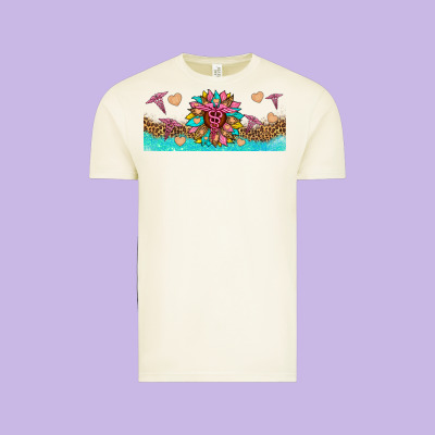 Nurse Sunflower Libbey Glass Vintage Tee Designed By Hra Design Shop