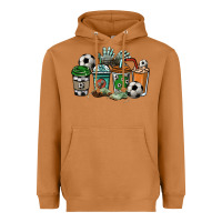 Meerkat soccer coffee cups Heavyweight Hoodie - NancyCooperArtShop