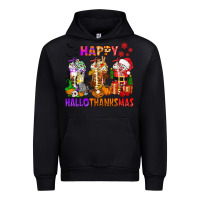 Black happy hallothanksmas coffee cups Urban Hoodie - texasbilliewilder