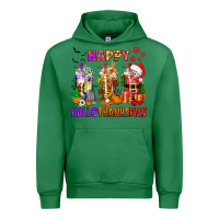 Emerald happy hallothanksmas coffee cups Urban Hoodie - texasbilliewilder