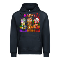 Navy happy hallothanksmas coffee cups Urban Hoodie - texasbilliewilder