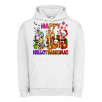 Pigment Lunar Rock happy hallothanksmas coffee cups Urban Hoodie - texasbilliewilder