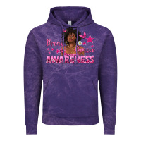 Cloud Purple Breast Cancer Awareness with Afro Woman Vintage Hoodie - texasbilliewilder