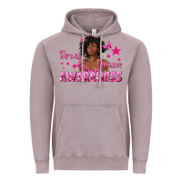 Vintage Zinc Breast Cancer Awareness with Afro Woman Vintage Hoodie - texasbilliewilder